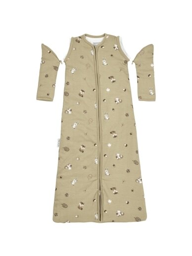 4-season sleeping bag, TOG 0.5–3.0, Meyco (Forest Animals Sand) 1 4-season sleeping bag, TOG 0.5–3.0, Meyco (Forest Animals Sand) 1