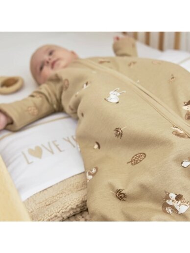 4-season sleeping bag, TOG 0.5–3.0, Meyco (Forest Animals Sand) 3