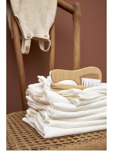 12pcs. Gauze (muslin) diaper set, Meyco Baby (Basic Uni White) 2 12pcs. Gauze (muslin) diaper set, Meyco Baby (Basic Uni White) 2