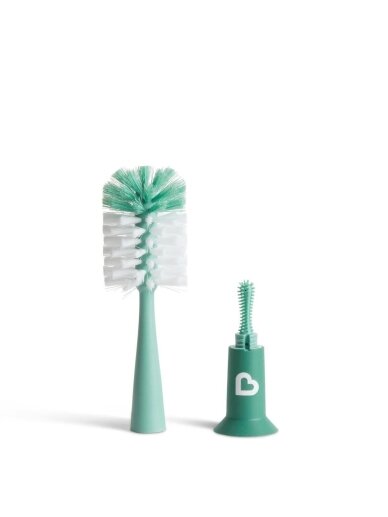 MUNCHKIN bottle brush 2in1, (Gray or green) 2 MUNCHKIN bottle brush 2in1, (Gray or green) 2