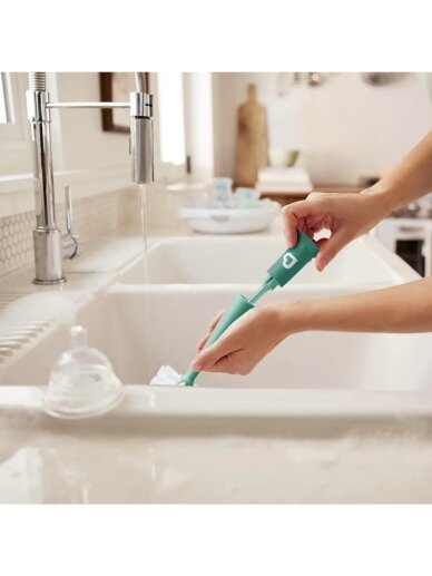 MUNCHKIN bottle brush 2in1, (Gray or green) 5