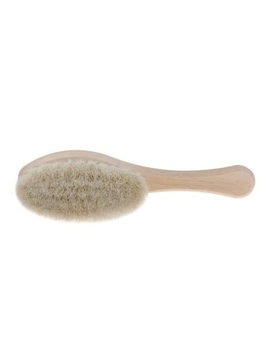 Wooden brush with natural, soft bristles by Bocioland