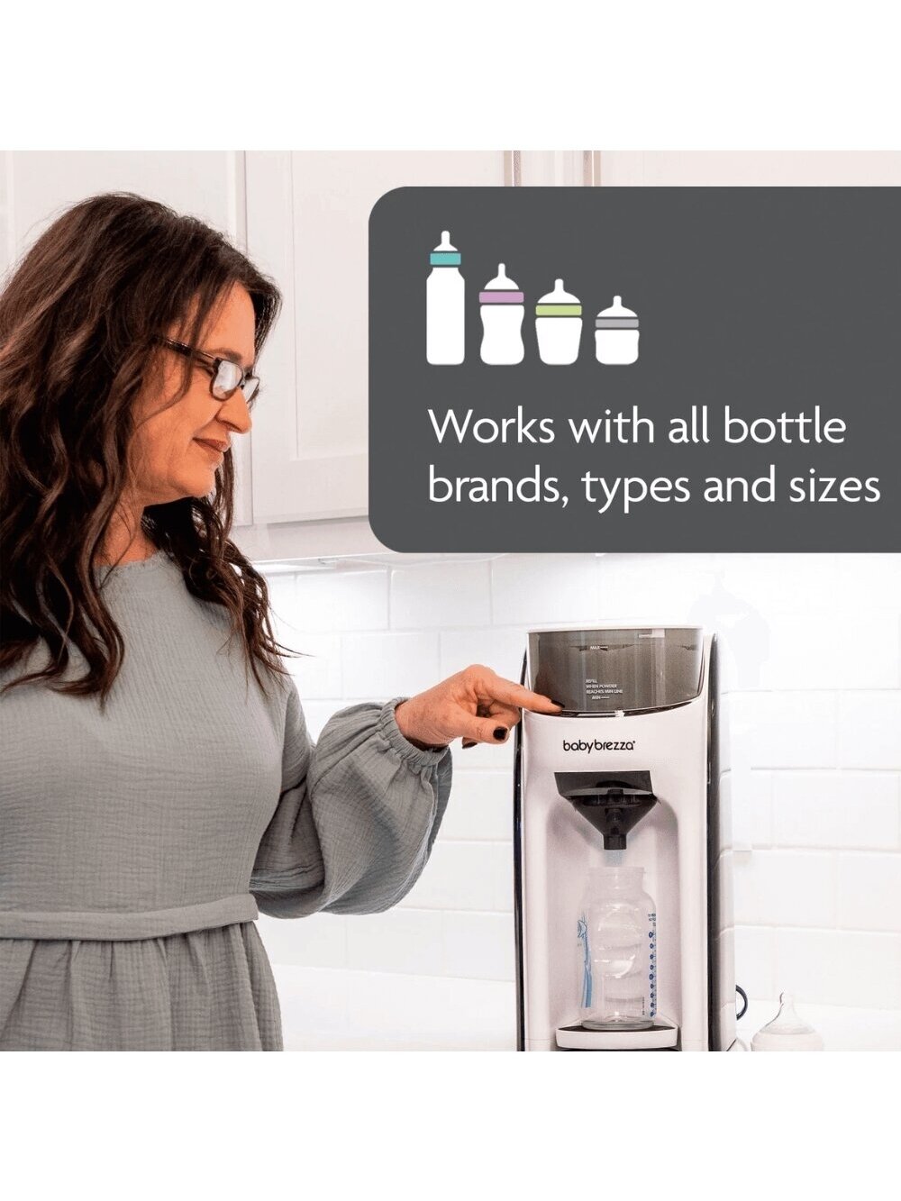 Baby brezza Formula pro advanced milk formula preparation machine, White 5