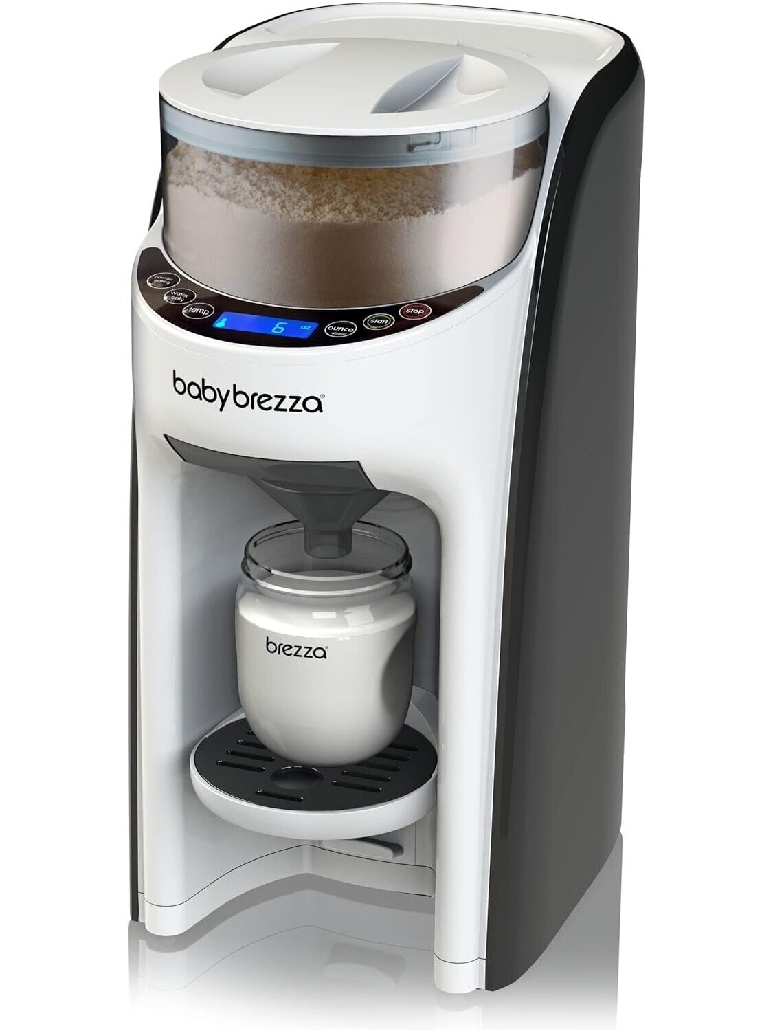 BABY BREZZA Formula Pro Advanced piimasegu valmistaja, must/valge BABY BREZZA Formula Pro Advanced piimasegu valmistaja, must/valge