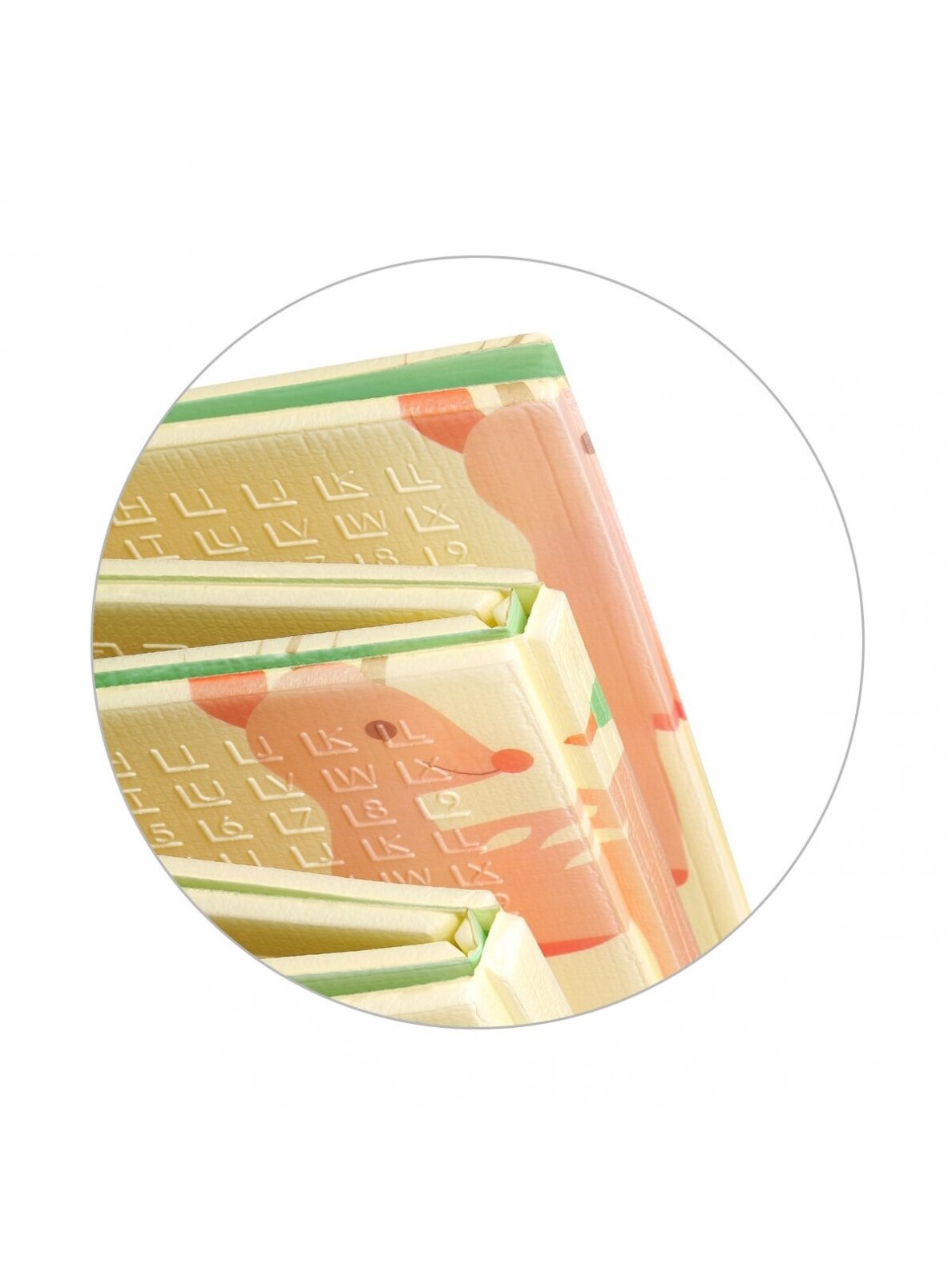 Babyono educational XPE foam mat 180x200 cm 1480 4