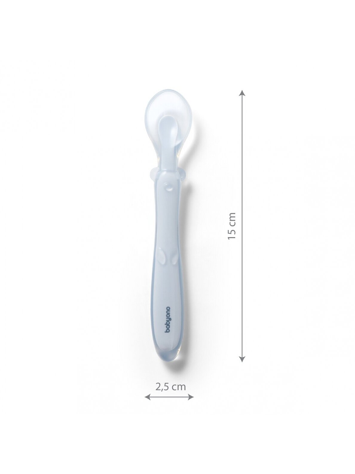 Silikoonist lusikas BabyOno 785/01, sinine 3