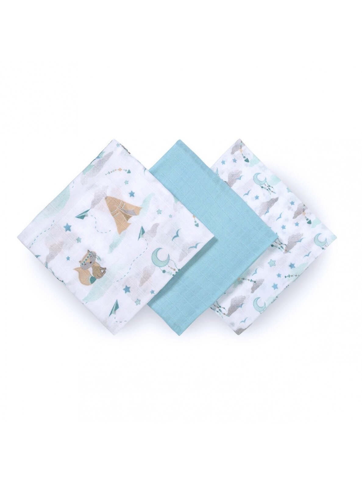 Muslin mähe BabyOno 397/12, 3 tk. 1