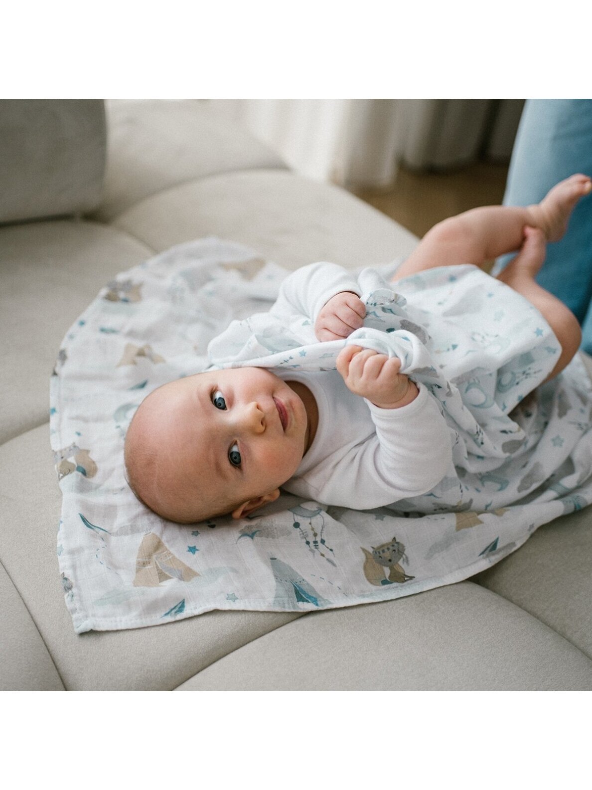 Muslin mähe BabyOno 397/12, 3 tk. 6 Muslin mähe BabyOno 397/12, 3 tk. 6