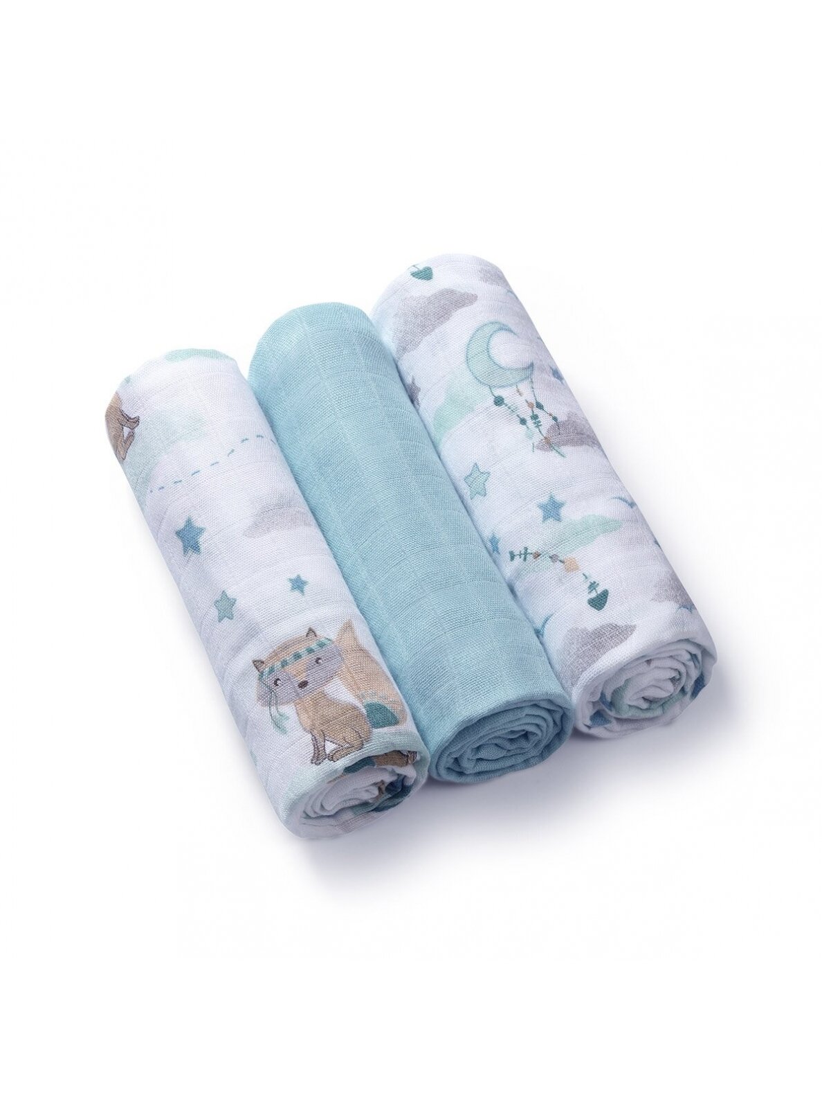 Muslin mähe BabyOno 397/12, 3 tk. Muslin mähe BabyOno 397/12, 3 tk.