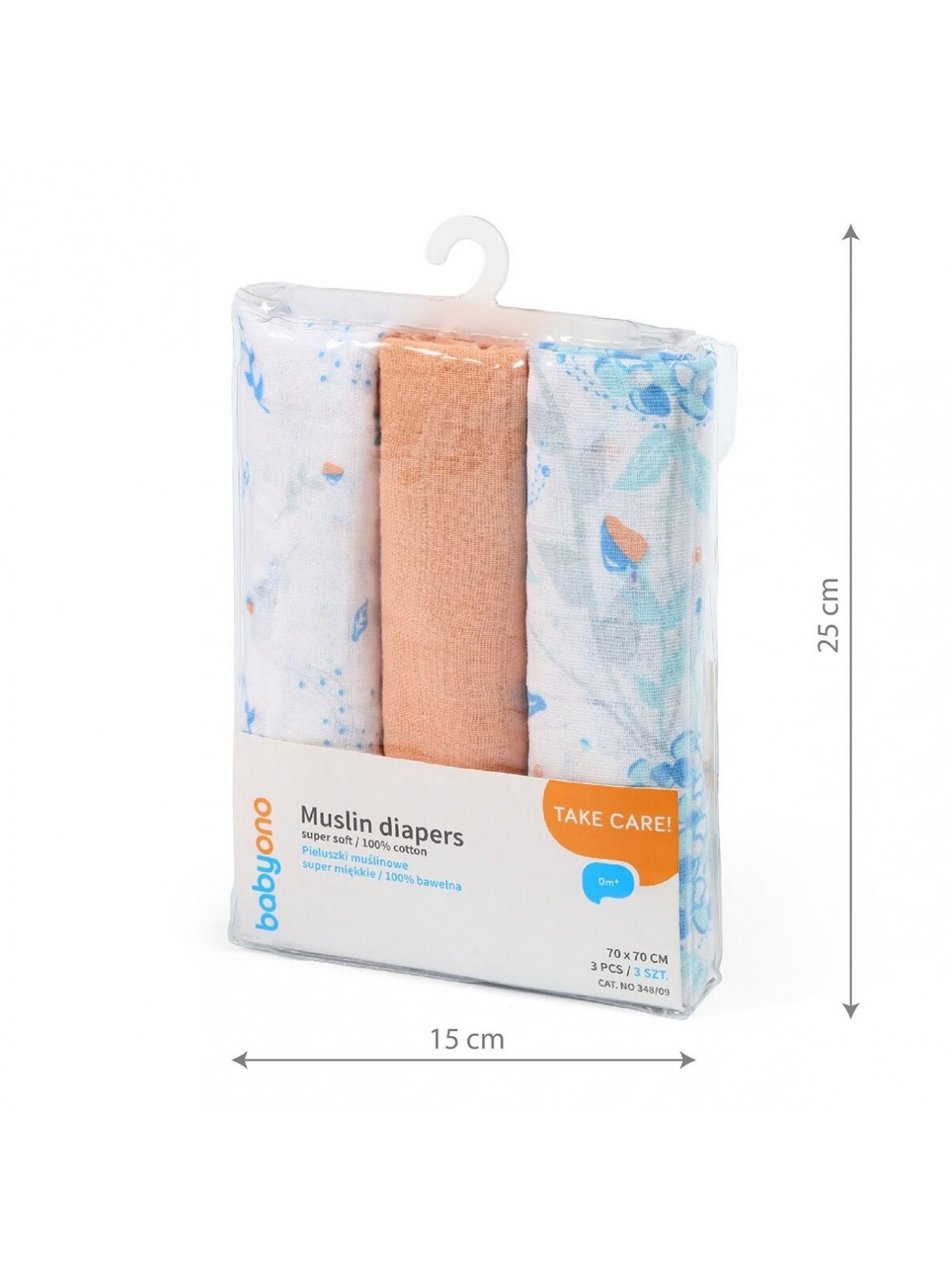 Musliinist mähkmed superpehme 3tk. 348/09 BabyOno 5