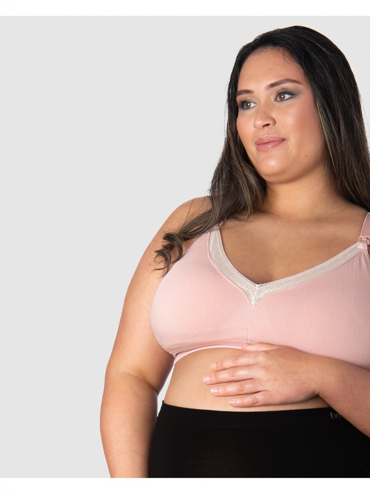 Nursing Bra Caress Full Cup, Hotmilk, Black (pink) 2 Nursing Bra Caress Full Cup, Hotmilk, Black (pink) 2