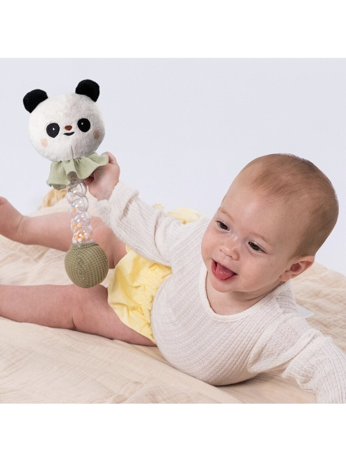 Pamela Rainstick Panda Rattle, Taf Toys 1