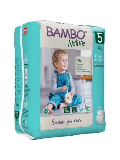 Bambo Nature Pants size 5 (11-17 kg / 24-37 lbs), 19 pcs