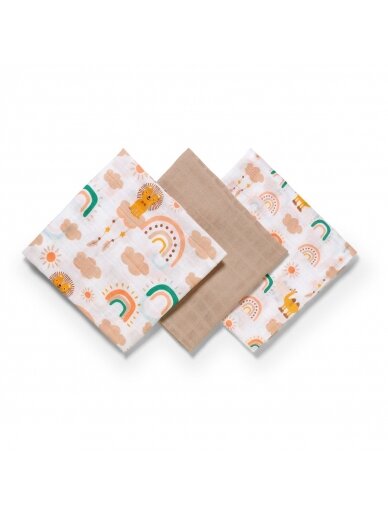 Musliinmähkmed BabyOno, 3 tk 3 tk. 348/08 2 Musliinmähkmed BabyOno, 3 tk 3 tk. 348/08 2