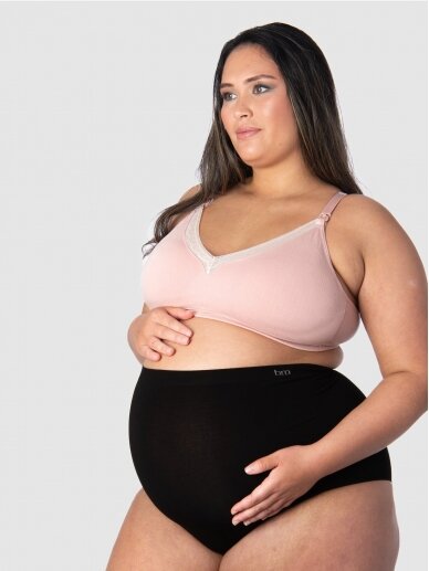 Nursing Bra Caress Full Cup, Hotmilk, Black (pink) 3 Nursing Bra Caress Full Cup, Hotmilk, Black (pink) 3