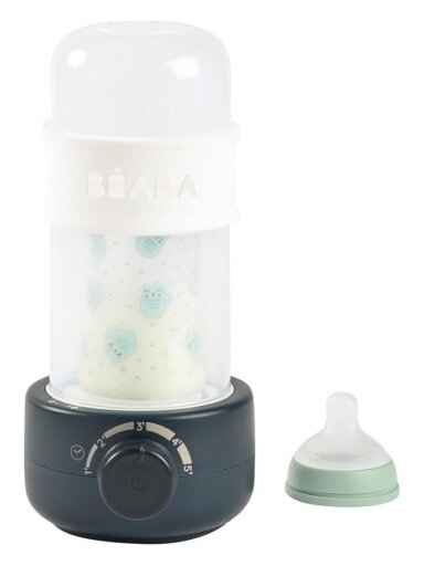 BEABA Baby Milk Second lutipudeli soojendi-steriliseerija, tumesinine