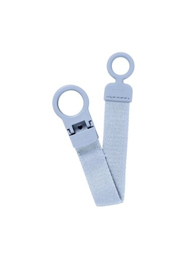 BIBS Liberty pacifier holder Dusty Blue