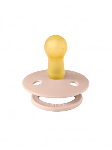 BIBS Colour Round Pacifier - 2 pcs. (Woodchuck/Blush) 6+months 2 BIBS Colour Round Pacifier - 2 pcs. (Woodchuck/Blush) 6+months 2