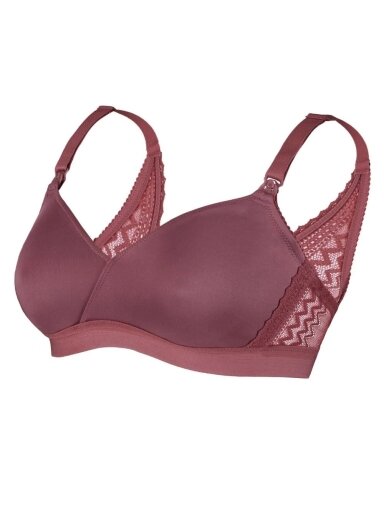 Maternity and nursing bra Serena Prune Maternity and nursing bra Serena Prune