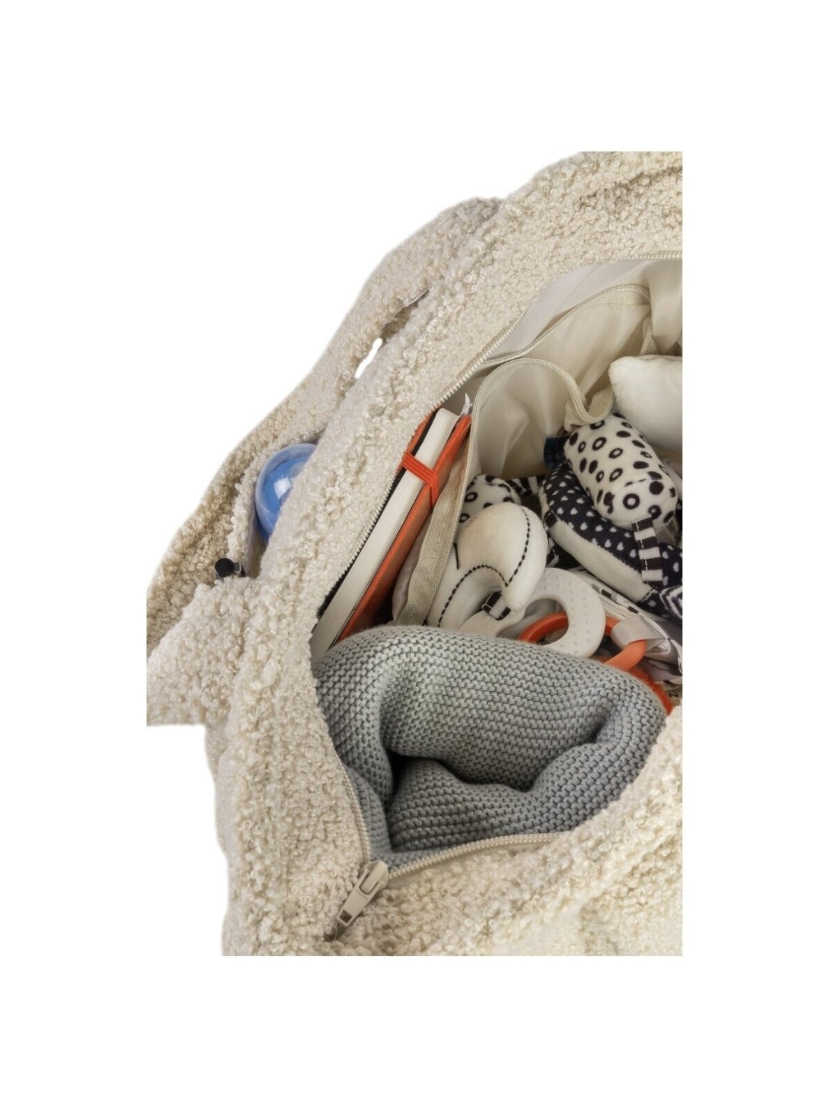 Bouclé Stroller Bag Classic, Light Beige, Sensillo 2 Bouclé Stroller Bag Classic, Light Beige, Sensillo 2