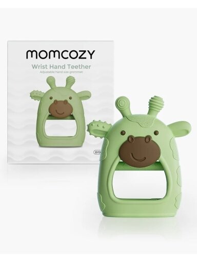 Momcozy silikoonist hambumisrõngas imikutele, roheline
