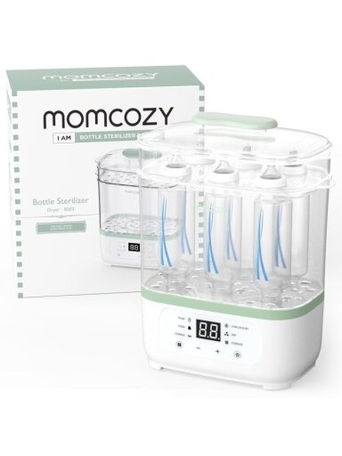 MOMCOZY 8-ühes elektriline aurusterilisaator beebipudelitele
