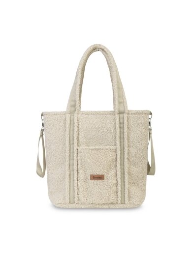 Bouclé Stroller Bag Classic, Light Beige, Sensillo
