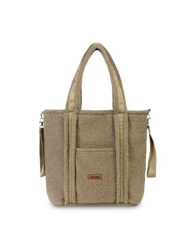 Bouclé Stroller Bag Classic, Dark Beige, Sensillo Bouclé Stroller Bag Classic, Dark Beige, Sensillo