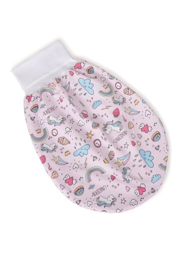 Beebi magamiskott CebaBaby Unicorn, roosa, 0+ kuud