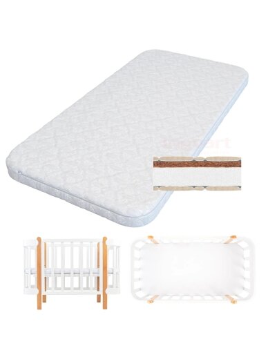 Coconut Mattress for NIKA Crib, 60x120x7 cm