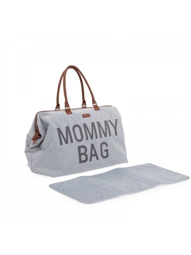Childhome Mommy Bag beebitarvete kott, canvas, hall