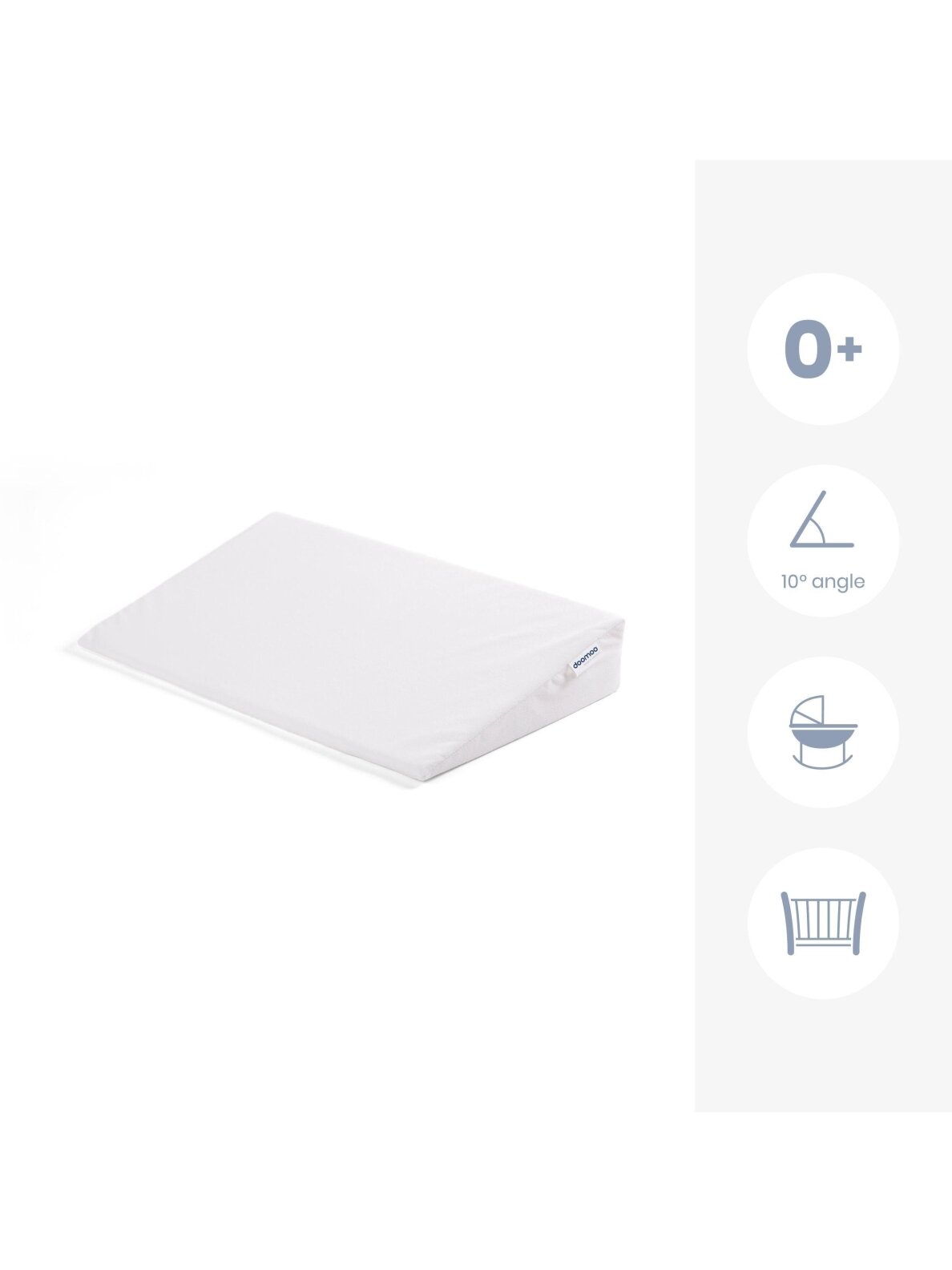 Doomoo Rest Easy large Large ergonomic pillow 10°