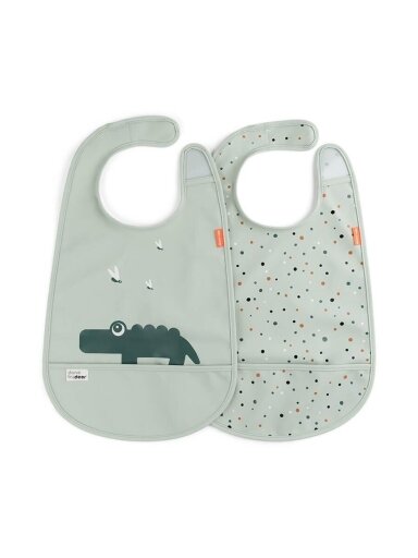 Done by Deer bib 2-pack, Deer Friends