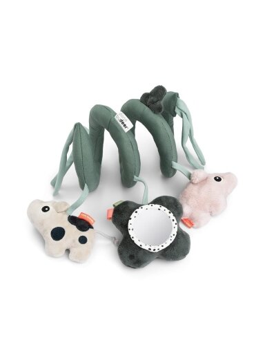 Done by Deer educational, activity toy spiral Tiny farm Green 0 months+