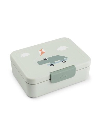 Done by Deer Lunch Box with divider Playground, green