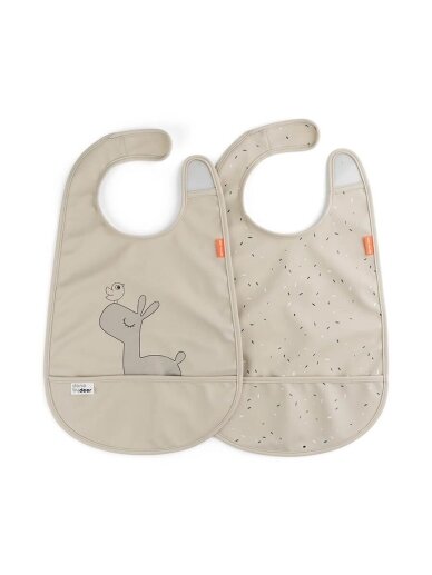 Done by Deer bib 2-pack, Deer Friends