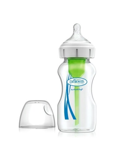 Dr. Brown's Options+ Wide Neck Glass Bottle, 270 ml