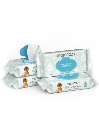 Momcozy ninasalvrätikud soolalahusega, 4x60 tk