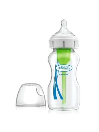 Dr. Brown's Options+ Wide Neck Glass Bottle, 270 ml