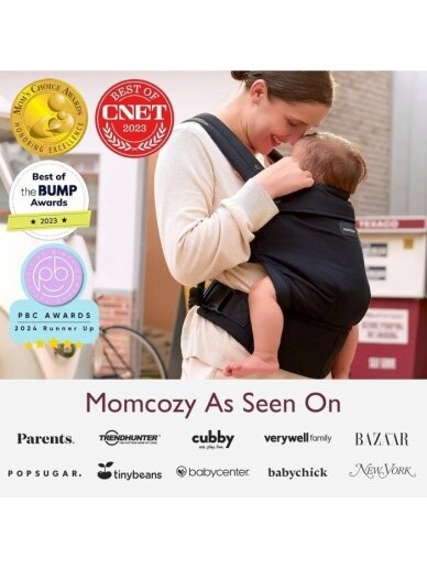 Momcozy ergonoomiline beebi kandmiseade, must 8