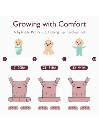 Momcozy ergonoomiline beebi kandmiseade, must 4