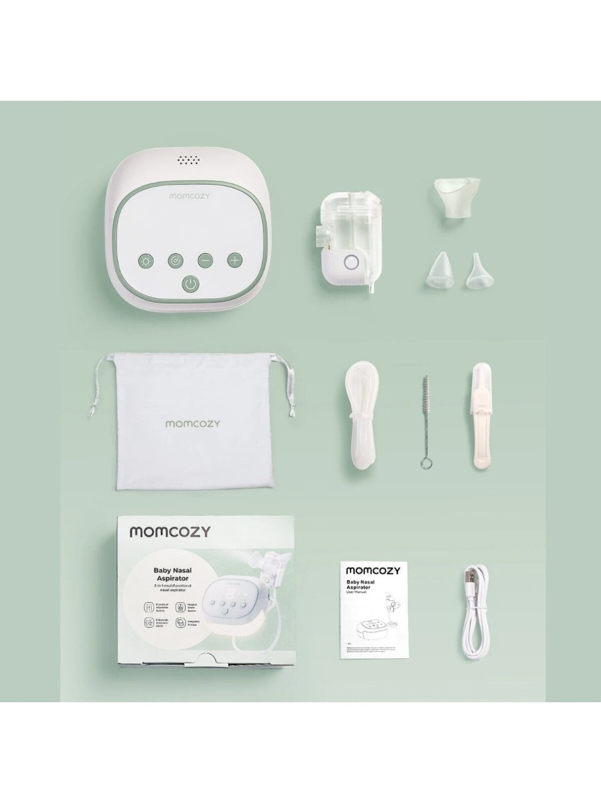 BreezyClear Pro 2-in-1 Electric Nasal Aspirator, Momcozy 1 BreezyClear Pro 2-in-1 Electric Nasal Aspirator, Momcozy 1