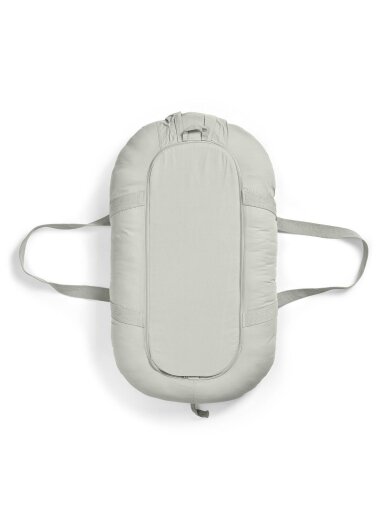 Elodie organic cotton baby nest 0+ with handles (mineral green) 1
