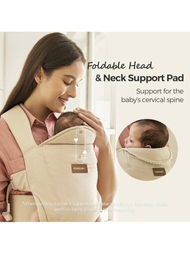 MOMCOZY WEESNUG ergonoomiline beebikandekott, khaki