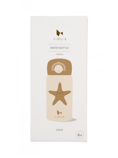 Roostevabast terasest joogipudel meritähe mustriga, 320 ml 3