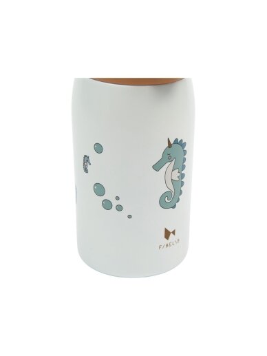Roostevabast terasest joogipudel merihobuse mustriga, 320 ml 2 Roostevabast terasest joogipudel merihobuse mustriga, 320 ml 2