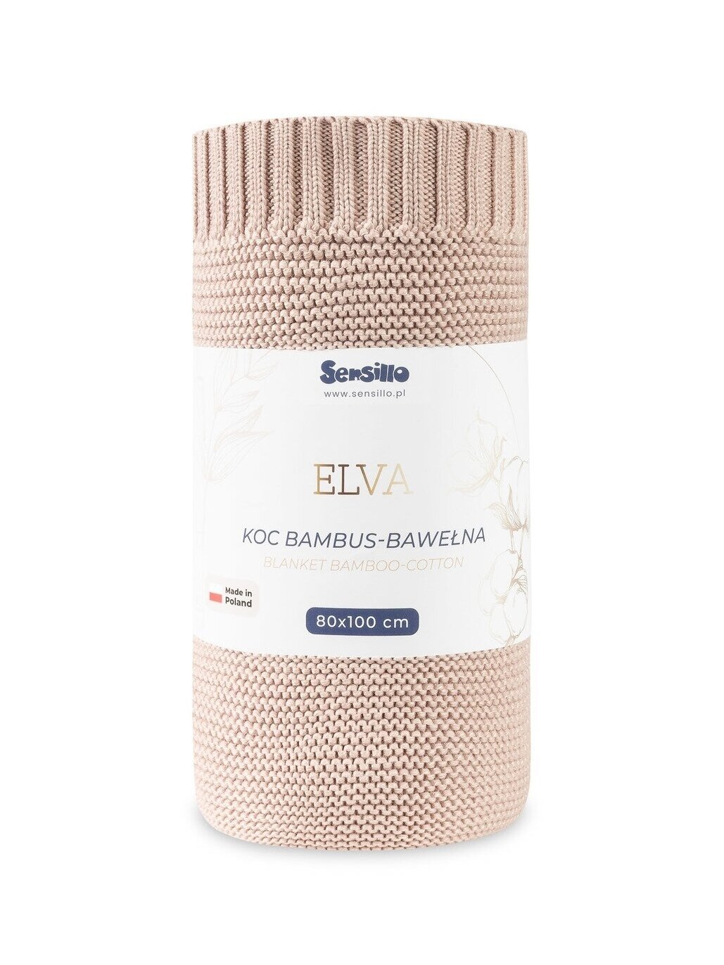 Blanket Elva 80x100cm, Sensillo (Pink) 1