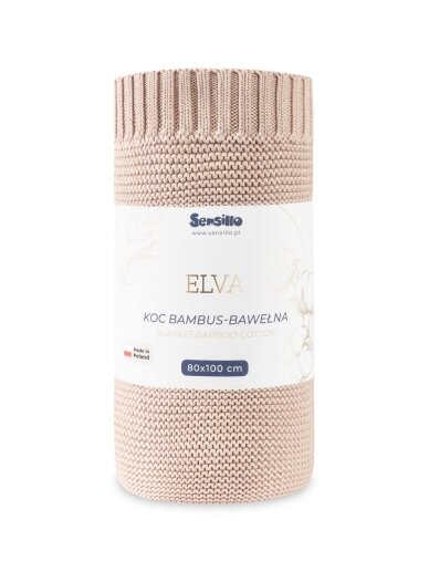 Blanket Elva 80x100cm, Sensillo (Pink) 1