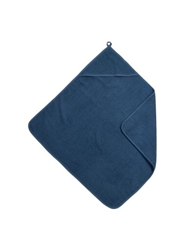 Bathcape basic terry 75x75, by Meyco Baby Indigo