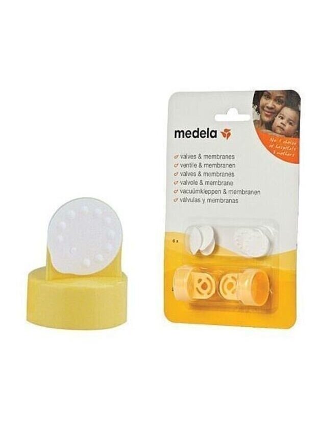 Set of valves and membranes for breast pumps, Medela Set of valves and membranes for breast pumps, Medela